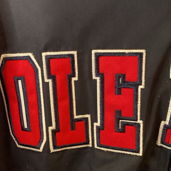 Ole Miss Rebels Jacket - Red and BlueColosseum Label fleece line official gear M - Picture 3 of 11